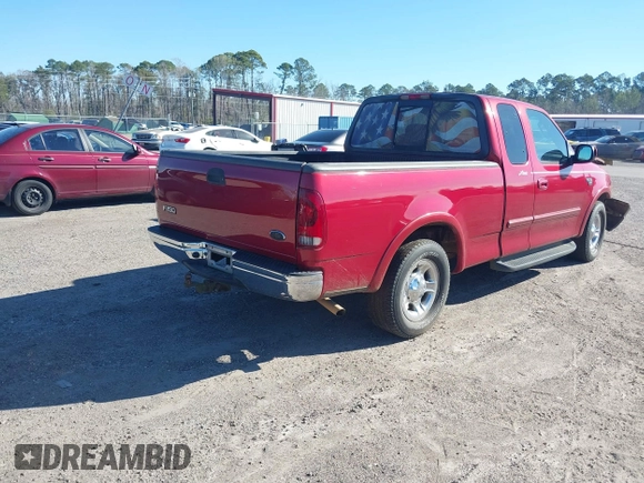 2002 Ford F-150 XL with VIN 1FTRX17W62NB13010, listed as a IAAI auction lot 41689466 with 208,160 mi miles. Bid and sale history available at carsss.com. Image 4.