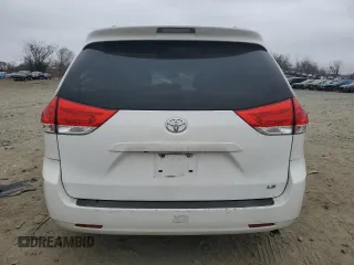 2011 Toyota Sienna LE AAS with VIN 5TDKK3DC9BS130285, listed as a Copart auction lot 49036595 with 0 mi miles and Salvage Title. Bid and sale history available at carsss.com. Image 6.