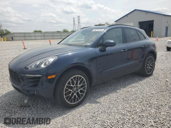 2018 Porsche Macan S with VIN WP1AB2A55JLB32285, listed as a Copart auction lot 55275145 with 66,263 mi miles and Salvage title. Bid and sale history available at DreamBid. Image 1.