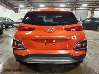2019 Hyundai Kona Limited with VIN KM8K3CA55KU220091, listed as a Copart auction lot 42152685 with 40,775 mi miles and Clean Title. Bid and sale history available at carsss.com. Image 6.