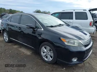 2010 Lexus HS 250h with VIN JTHBB1BAXA2011199, listed as a IAAI auction lot 41829045 with 155,094 mi miles. Bid and sale history available at carsss.com. Image 1.