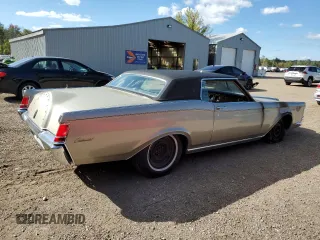 1969 Lincoln Continental with VIN 9Y89A845241, listed as a Copart auction lot 73651974 with 30,949 mi miles and Non Repairable. Bid and sale history available at DreamBid. Image 3.