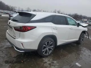2019 Lexus RX with VIN JTJDZKCAXK2016735, listed as a Copart auction lot 43195745 with 0 mi miles and Salvage Title. Bid and sale history available at carsss.com. Image 3.