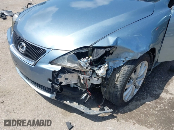 2006 Lexus IS 250 with VIN JTHCK262762005185, listed as a IAAI auction lot 42260912 with 131,653 mi miles and . Bid and sale history available at DreamBid. Image 6.