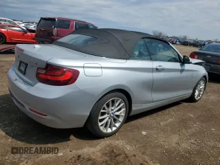 2016 BMW 2 Series 228i xDrive with VIN WBA1L9C54GV324778, listed as a Copart auction lot 53806835 with 51,743 mi miles and Salvage title. Bid and sale history available at DreamBid. Image 3.