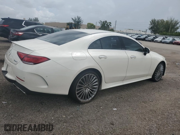 2022 Mercedes-Benz CLS with VIN W1K2J5KB4NA108212, listed as a Copart auction lot 60166754 with 0 mi miles and Salvage Title. Bid and sale history available at carsss.com. Image 3.