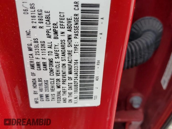 2018 Acura TLX with VIN 19UUB2F34JA003764, listed as a Copart auction lot 56737545 with 143,011 mi miles and Clean title. Bid and sale history available at DreamBid. Image 12.