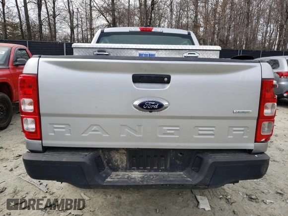 2020 Ford Ranger XL with VIN 1FTER4FH7LLA21429, listed as a Copart auction lot 47698085 with 89,639 mi miles and Salvage Title. Bid and sale history available at carsss.com. Image 6.