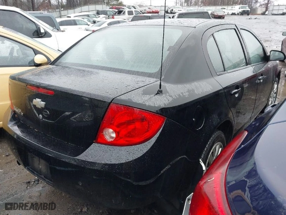 2009 Chevrolet Cobalt LT w/2LT with VIN 1G1AT58H897107281, listed as a IAAI auction lot 41538044 with 1 mi miles. Bid and sale history available at carsss.com. Image 4.
