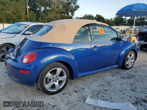 2007 Volkswagen Beetle with VIN 3VWSF31Y47M400970, listed as a Copart auction lot 75427664 with 67,318 mi miles and Non repairable. Bid and sale history available at DreamBid. Image 3.