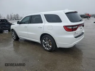 2020 Dodge Durango R/T with VIN 1C4SDHCT6LC301327, listed as a Copart auction lot 47811645 with 147,040 mi miles and Salvage title. Bid and sale history available at DreamBid. Image 2.
