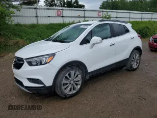 2017 Buick Encore Preferred z VIN KL4CJASB3HB117175, wystawiony jako Copart lot #61460385 z przebiegiem 93 435 mil mil oraz Szkoda całkowita • Salvage title. Historia ofert i sprzedaży dostępna na DreamBid. Obrazek 1.