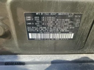 2015 Subaru Outback Limited with VIN 4S4BSELC0F3215189, listed as a Copart auction lot 59930765 with 190,314 mi miles and Salvage title. Bid and sale history available at DreamBid. Image 13.