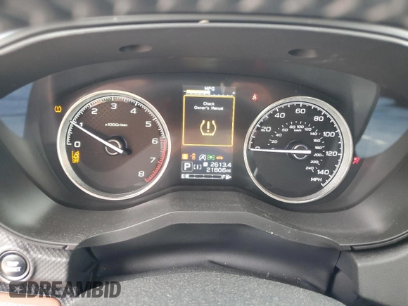 2023 Subaru Forester Touring с VIN JF2SKARC3PH422864, выставлен на аукционе Copart как лот 57598765 с пробегом 21 806 миль миль и Списание • Salvage title. История ставок и продаж доступна на DreamBid. Изображение 9.