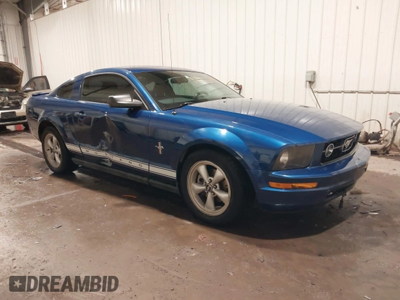 2007 Ford Mustang Deluxe with VIN 1ZVFT80N575320680, listed as a IAAI auction lot 41373758 with 109,588 mi miles and . Bid and sale history available at DreamBid. Image 1.