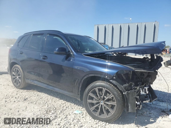 2022 BMW X5 sDrive40i with VIN 5UXCR4C08N9M01822, listed as a Copart auction lot 48827325 with 0 mi miles and Non Repairable. Bid and sale history available at carsss.com. Image 4.