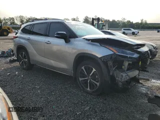 2022 Toyota Highlander XSE with VIN 5TDLZRBH7NS180107, listed as a Copart auction lot 58534725 with Not provided miles and Salvage title. Bid and sale history available at DreamBid. Image 4.