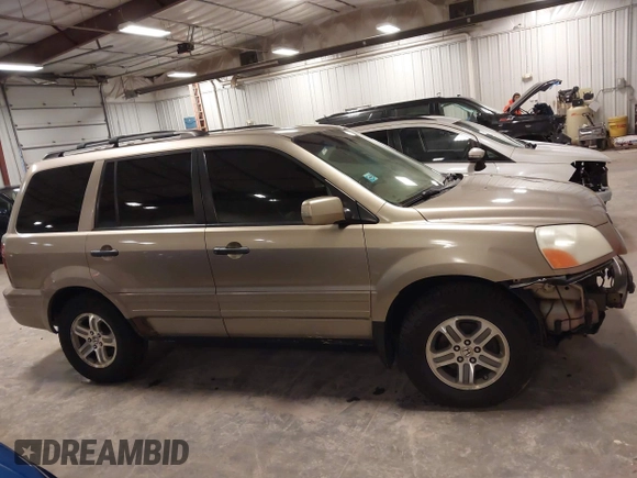 2005 Honda Pilot EX-L with VIN 5FNYF18535B019187, listed as a IAAI auction lot 41461600 with 277,985 mi miles. Bid and sale history available at carsss.com. Image 14.