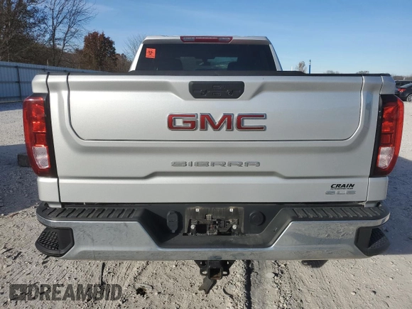 2022 GMC Sierra 1500 Limited SLE with VIN 1GTR9BED5NZ113756, listed as a Copart auction lot 82408914 with 0 mi miles and Salvage Title. Bid and sale history available at carsss.com. Image 6.