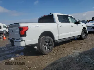 2024 Ford F-150 Lightning Flash with VIN 1FT6W3L73RWG22959, listed as a Copart auction lot 46159195 with Not provided miles and Salvage title. Bid and sale history available at DreamBid. Image 3.