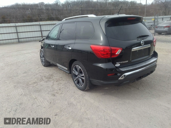 2017 Nissan Pathfinder Platinum with VIN 5N1DR2MM4HC613468, listed as a IAAI auction lot 41790510 with 99,684 mi miles and . Bid and sale history available at DreamBid. Image 3.
