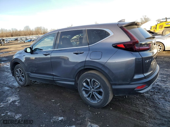 2021 Honda CR-V EX-L with VIN 2HKRW2H85MH645666, listed as a Copart auction lot 42924395 with 25,252 mi miles and Salvage Title. Bid and sale history available at carsss.com. Image 2.