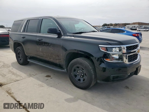 2019 Chevrolet Tahoe Commercial with VIN 1GNLCDEC4KR308468, listed as a Copart auction lot 43573795 with 59,660 mi miles and Salvage title. Bid and sale history available at DreamBid. Image 4.