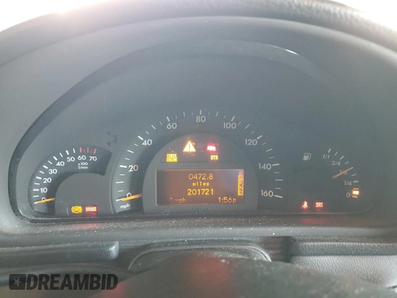 2003 Mercedes-Benz C 230/260/280/320 with VIN WDBRF64J23F352055, listed as a Copart auction lot 42154175 with 201,721 mi miles and Salvage Title. Bid and sale history available at DreamBid. Image 9.