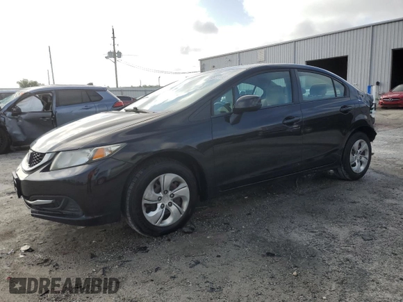 2013 Honda Civic LX с VIN 2HGFB2F56DH599346, выставлен на аукционе Copart как лот 59877115 с пробегом 206 561 миль миль и Списание • Salvage title. История ставок и продаж доступна на DreamBid. Изображение 1.