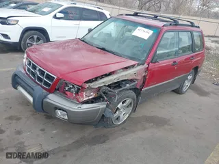 1998 Subaru Forester S with VIN JF1SF6551WH769783, listed as a IAAI auction lot 41776316 with 1 mi miles. Bid and sale history available at carsss.com. Image 2.