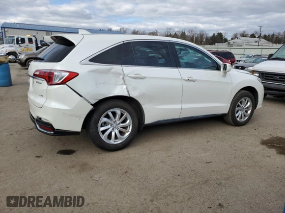 2017 Acura RDX w/Technology Pkg with VIN 5J8TB4H58HL016182, listed as a Copart auction lot 47337224 with 24,454 mi miles. Bid and sale history available at carsss.com. Image 3.