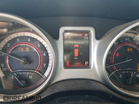 2015 Dodge Journey American Value with VIN 3C4PDCAB4FT531380, listed as a Copart auction lot 53103135 with 164,802 mi miles and Salvage Title. Bid and sale history available at DreamBid. Image 9.