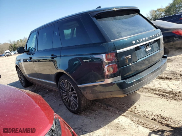 2021 Land Rover Range Rover with VIN SALGS5SE4MA437829, listed as a Copart auction lot 48587515 with 49,304 mi miles and Salvage Title. Bid and sale history available at carsss.com. Image 2.