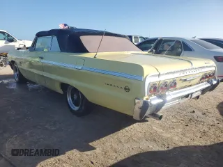 1964 Chevrolet Impala с VIN 41467L179102, выставлен на аукционе Copart как лот 77947844 с пробегом 96 809 миль миль и На запчасти • Non repairable. История ставок и продаж доступна на DreamBid. Изображение 2.