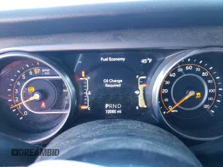2018 Jeep Wrangler Sport with VIN 1C4GJXAG1JW193743, listed as a Copart auction lot 42694505 with 72,085 mi miles and Salvage Title. Bid and sale history available at carsss.com. Image 9.