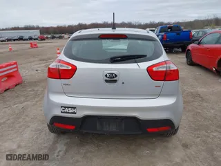 2014 Kia Rio LX with VIN KNADM5A34E6338174, listed as a IAAI auction lot 42039451 with 87,528 mi miles. Bid and sale history available at carsss.com. Image 17.