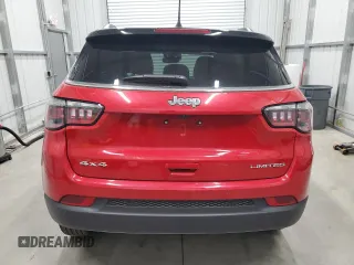 2024 Jeep Compass Limited with VIN 3C4NJDCN2RT597461, listed as a Copart auction lot 52516595 with 17,639 mi miles and Salvage Title. Bid and sale history available at carsss.com. Image 6.
