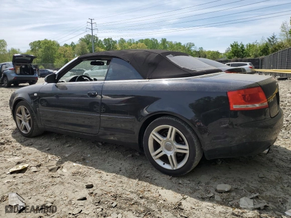 2007 Audi A4 2.0T with VIN WAUAF48H07K031118, listed as a Copart auction lot 54013895 with 107,104 mi miles and Clean Title. Bid and sale history available at carsss.com. Image 2.