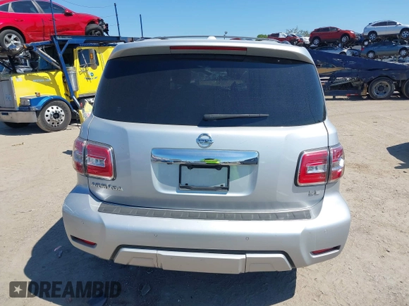2018 Nissan Armada SV with VIN JN8AY2ND7J9058404, listed as a IAAI auction lot 41691913 with 118,704 mi miles. Bid and sale history available at carsss.com. Image 16.