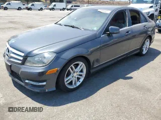 2013 Mercedes-Benz C with VIN WDDGF4HB8DA778854, listed as a Copart auction lot 54622225 with Not Provided miles and Salvage Title. Bid and sale history available at carsss.com. Image 1.