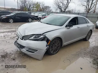 2013 Lincoln MKZ with VIN 3LN6L2J91DR819949, listed as a IAAI auction lot 41142308 with 156,244 mi miles. Bid and sale history available at carsss.com. Image 2.