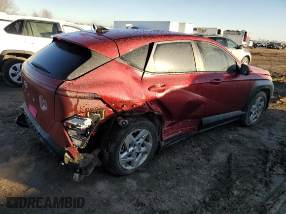 2024 Hyundai Kona SE with VIN KM8HA3ABXRU171373, listed as a Copart auction lot 43258535 with 20,253 mi miles and Salvage Title. Bid and sale history available at carsss.com. Image 3.