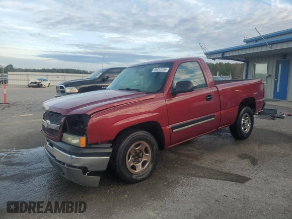 2004 Chevrolet Silverado 1500 LS with VIN 1GCEC14T34Z201707, listed as a Copart auction lot 85813754 with 0 mi miles and Salvage Title. Bid and sale history available at carsss.com. Image 1.