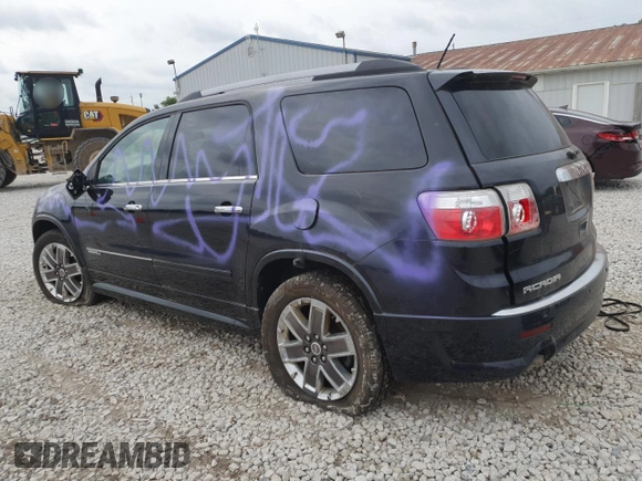 2012 GMC Acadia Denali z VIN 1GKKVTED7CJ130125, wystawiony jako Copart lot #64950755 z przebiegiem Nie podano mil oraz Szkoda całkowita • Salvage title. Historia ofert i sprzedaży dostępna na DreamBid. Obrazek 2.