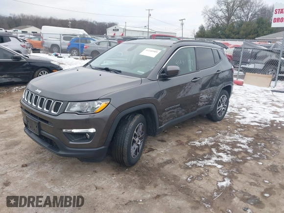 2017 Jeep Compass Latitude with VIN 3C4NJCBB9HT682278, listed as a IAAI auction lot 41240909 with 133,766 mi miles and . Bid and sale history available at DreamBid. Image 17.
