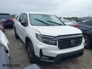2023 Honda Ridgeline Sport with VIN 5FPYK3F14PB049364, listed as a IAAI auction lot 40474507 with 1 mi miles. Bid and sale history available at carsss.com. Image 1.