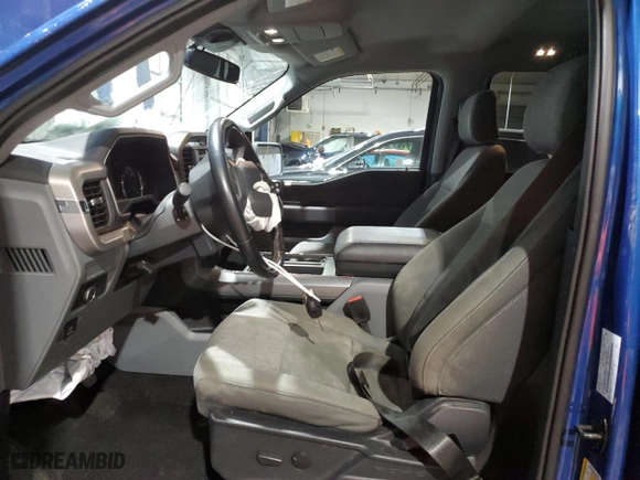 2022 Ford F-150 XL with VIN 1FTEW1EPXNFA76684, listed as a Copart auction lot 88456625 with 49,201 mi miles and Salvage Title. Bid and sale history available at carsss.com. Image 7.
