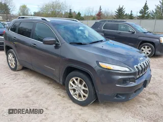 2015 Jeep Cherokee Latitude with VIN 1C4PJLCS9FW542181, listed as a IAAI auction lot 42183167 with 144,607 mi miles and . Bid and sale history available at carsss.com. Image 1.