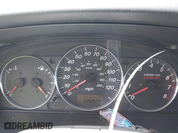 2005 Mazda MPV LX with VIN JM3LW28A850537234, listed as a IAAI auction lot 42048281 with 228,925 mi miles. Bid and sale history available at carsss.com. Image 7.