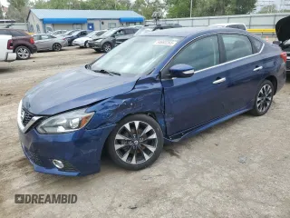 2017 Nissan Sentra SR with VIN 3N1AB7AP1HY254596, listed as a Copart auction lot 54683265 with 81,475 mi miles and Salvage title. Bid and sale history available at DreamBid. Image 1.